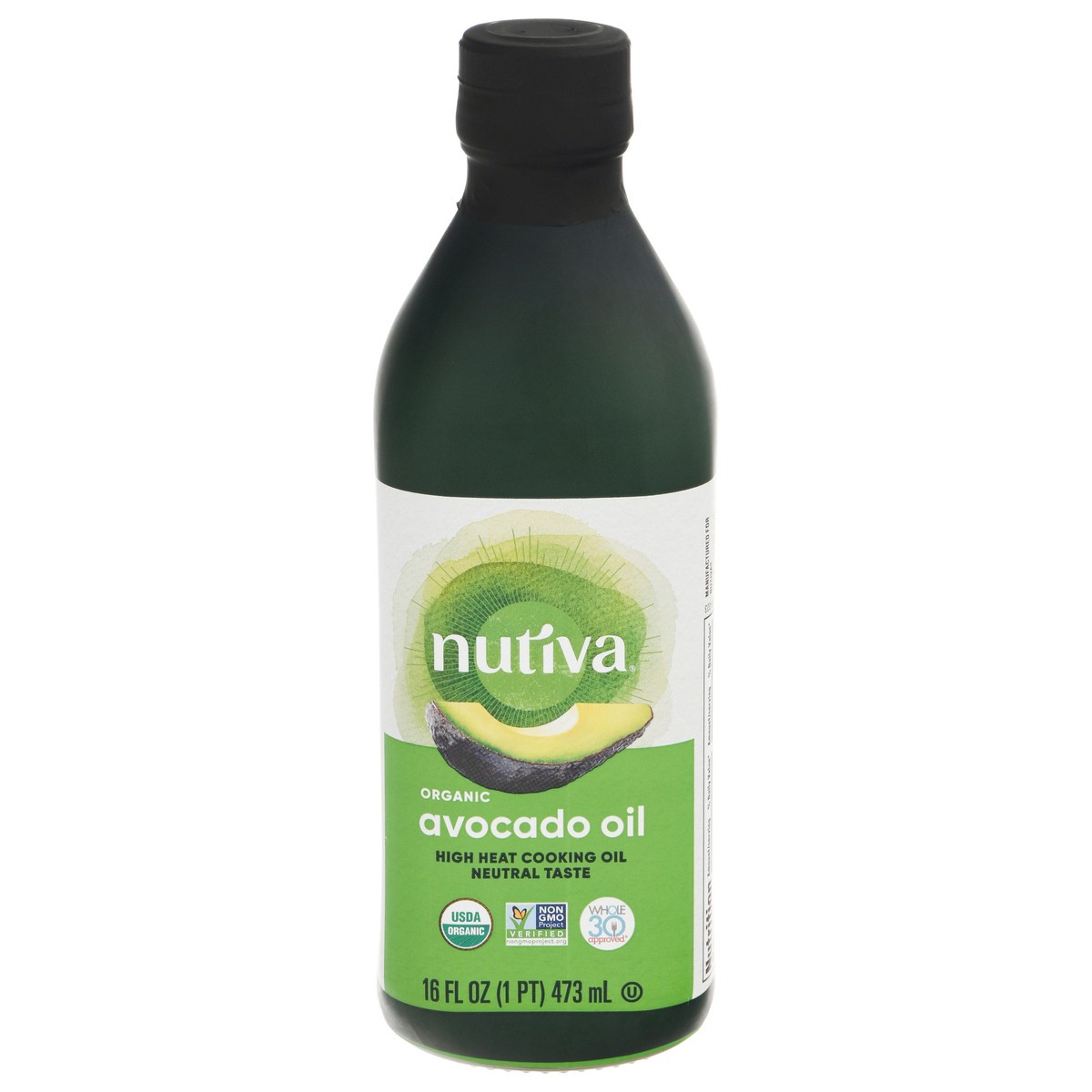 slide 1 of 12, Nutiva Organic Avocado Oil, 16 fl oz