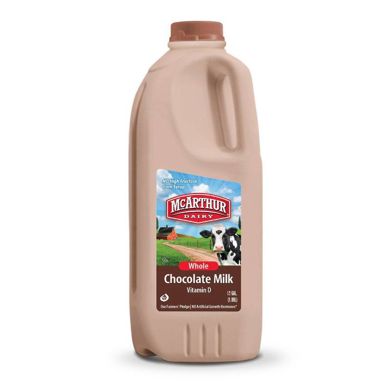 slide 2 of 2, McArthur Dairy Whole Chocolate Milk 0.5 gal, hg