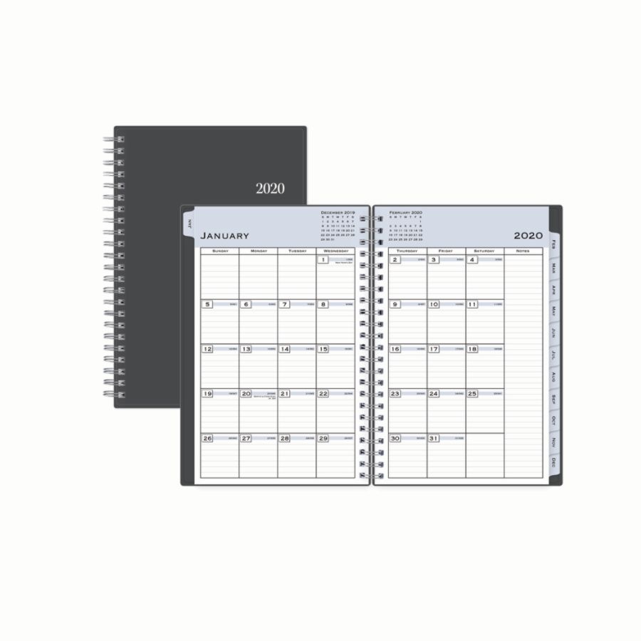 slide 2 of 4, Blue Sky Weekly/Monthly Planner, 5'' X 8'', Passages, January To December 2020, 1 ct