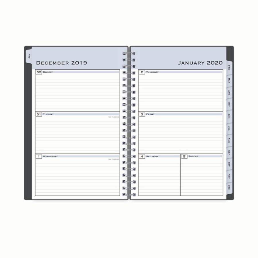 slide 3 of 4, Blue Sky Weekly/Monthly Planner, 5'' X 8'', Passages, January To December 2020, 1 ct