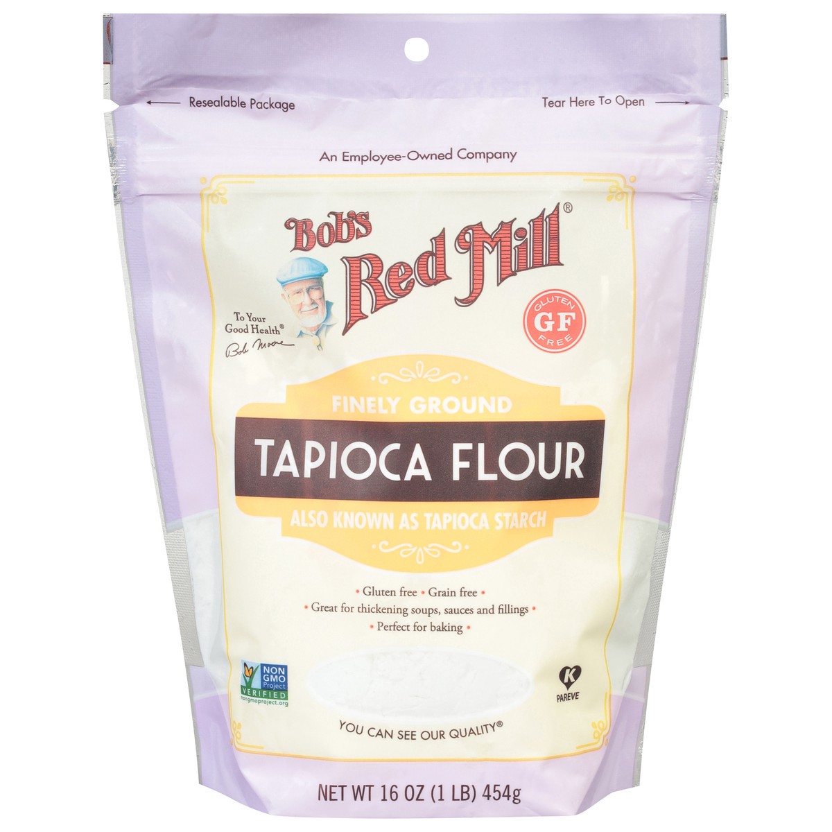 slide 1 of 9, Bob's Red Mill Finely Ground Tapioca Flour 16 oz, 16 oz