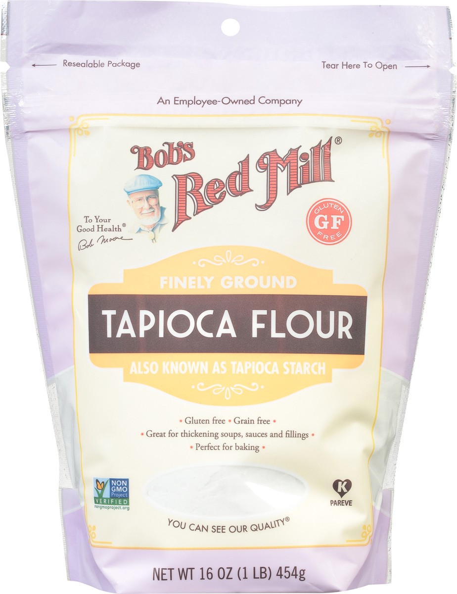 slide 9 of 9, Bob's Red Mill Finely Ground Tapioca Flour 16 oz, 16 oz