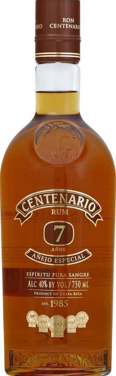 slide 3 of 6, Centenario Rum 750 ml, 750 ml