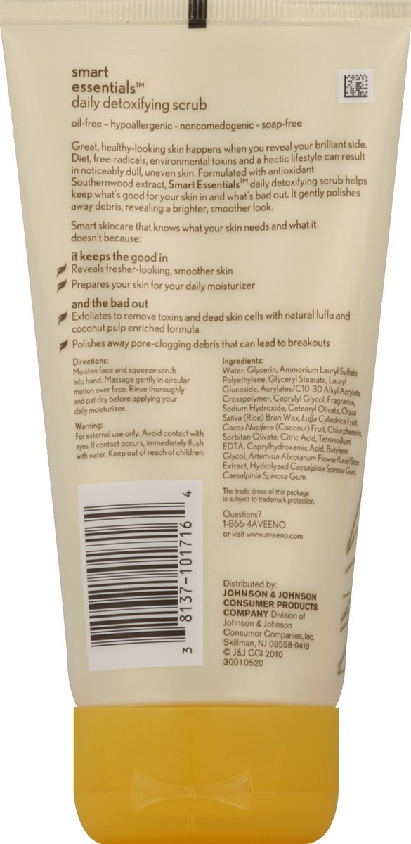 slide 6 of 7, Aveeno Daily Detoxifying Scrub 5 oz, 5 oz