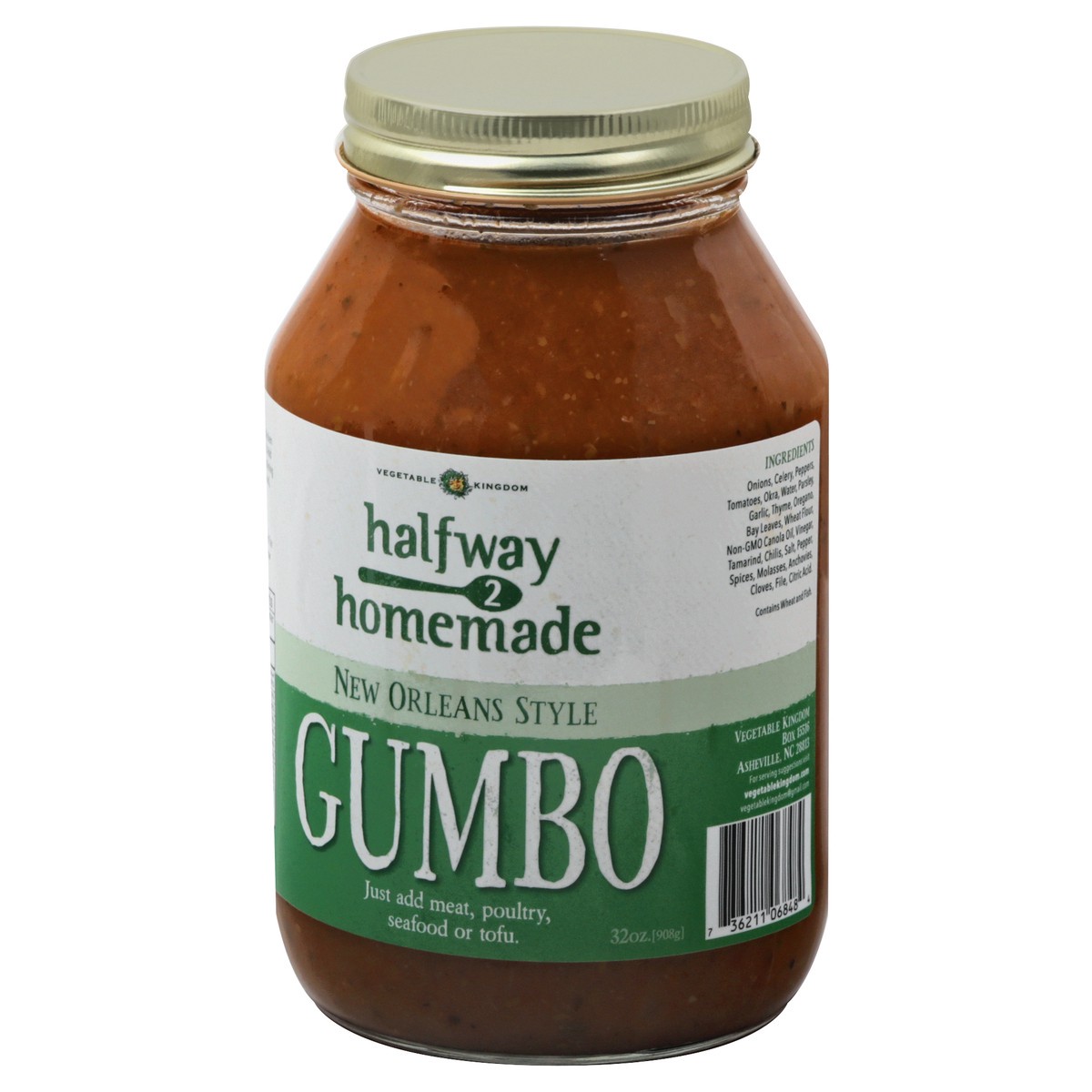 slide 2 of 9, Vegetable Kingdom New Orleans Style Gumbo - 32 oz, 1 ct