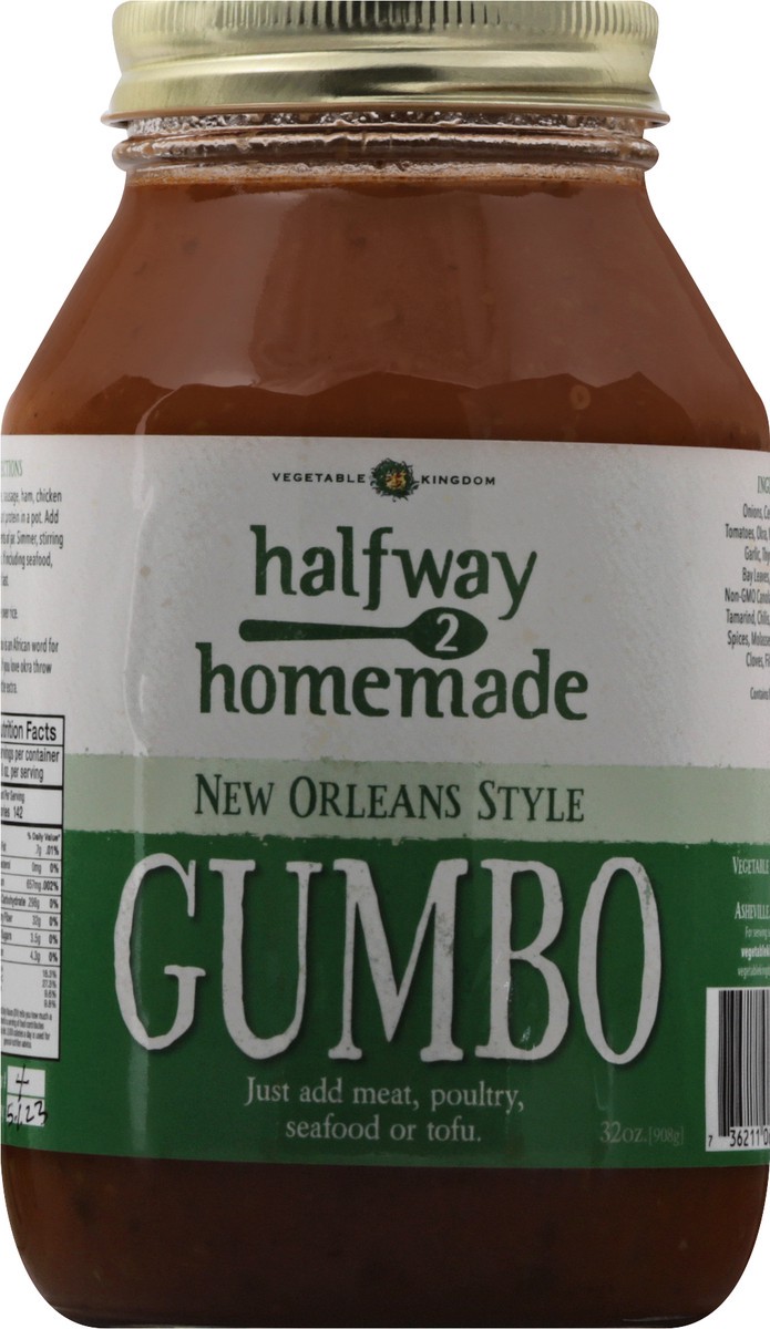 slide 1 of 9, Vegetable Kingdom New Orleans Style Gumbo - 32 oz, 1 ct