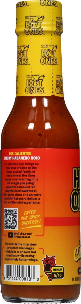 slide 2 of 4, Hot Ones Medium Los Calientes Rojo Hot Sauce 5 fl oz, 5 fl oz