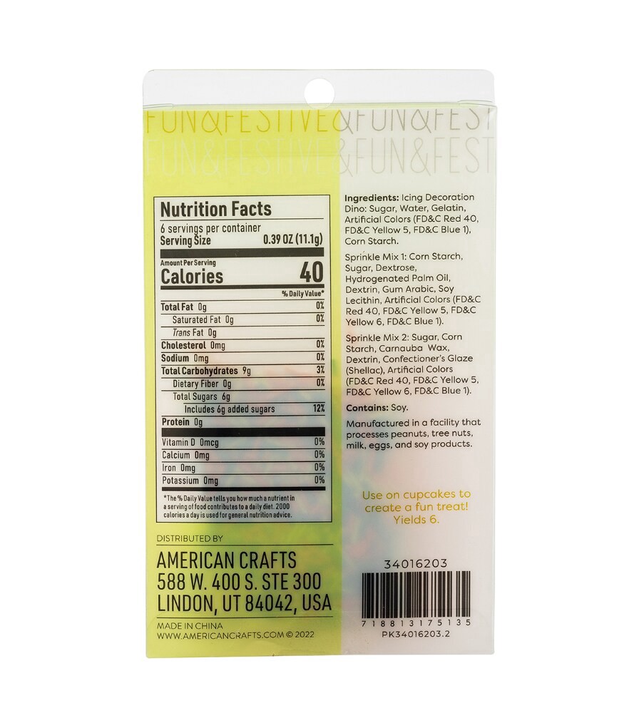 slide 2 of 4, Sweetshop™ Decorating Kit Dino, 2.35 oz