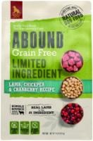 slide 1 of 1, Abound Grain Free Lamb Chickpea & Cranberry Recipe Adult Dog Dry Food, 14 lb