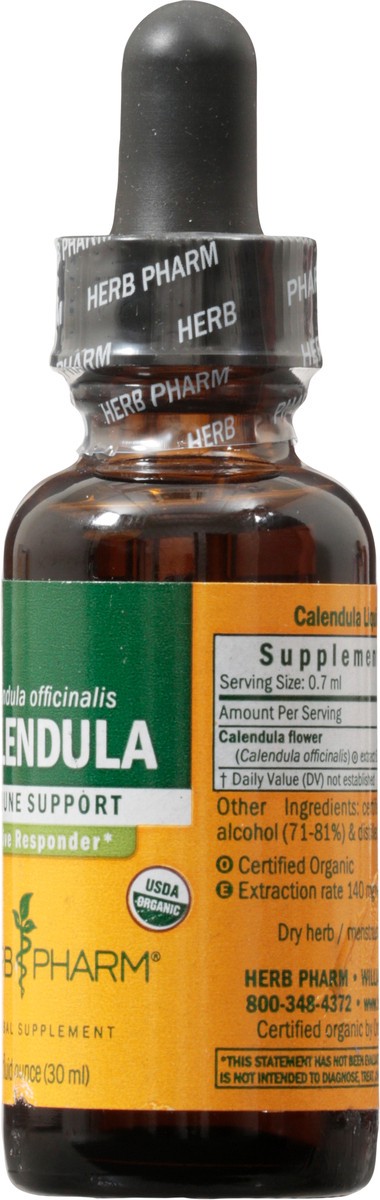 slide 3 of 9, Herb Pharm Immune Support Calendula 1 fl oz, 1 fl oz