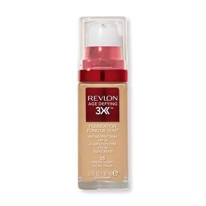 slide 1 of 5, Revlon AGE Defying Firming Lifting Makeup Foundation SPF 15 - Fresh Ivory 05, 1 oz