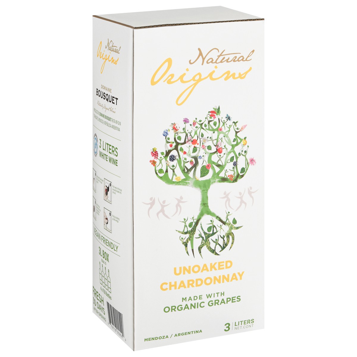 slide 7 of 12, Natural Origins Mendoza/Argentina Unoaked Chardonnay 4 ea, 4 ct