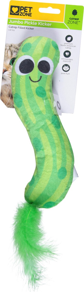 slide 3 of 11, Pet Zone Jumbo Pickle Kicker Cat Toy 1 ea, 1 ct