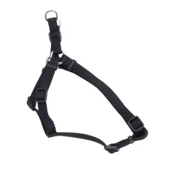 Coastal Comfort Wrap Adjustable Dog Harness, Black, Large - 1" x 26"-38"