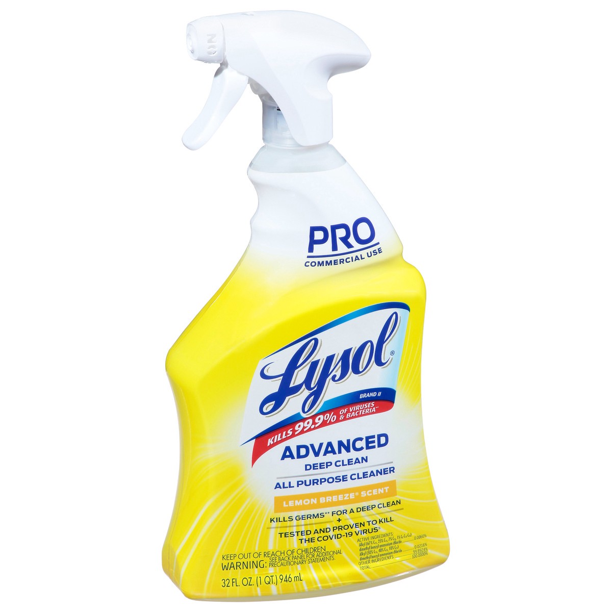slide 2 of 9, Lysol Advanced Deep Clean All Purpose Cleaner, 32 oz