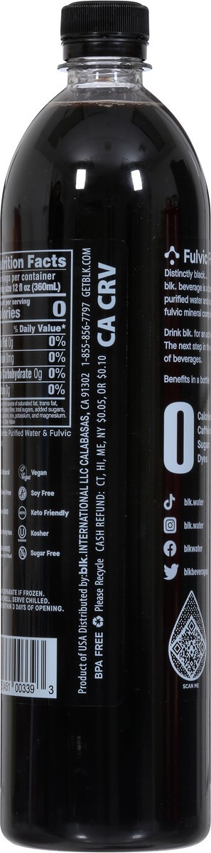 slide 9 of 9, Blk Beverage Original Spring Water - 33.8 oz, 33.8 oz