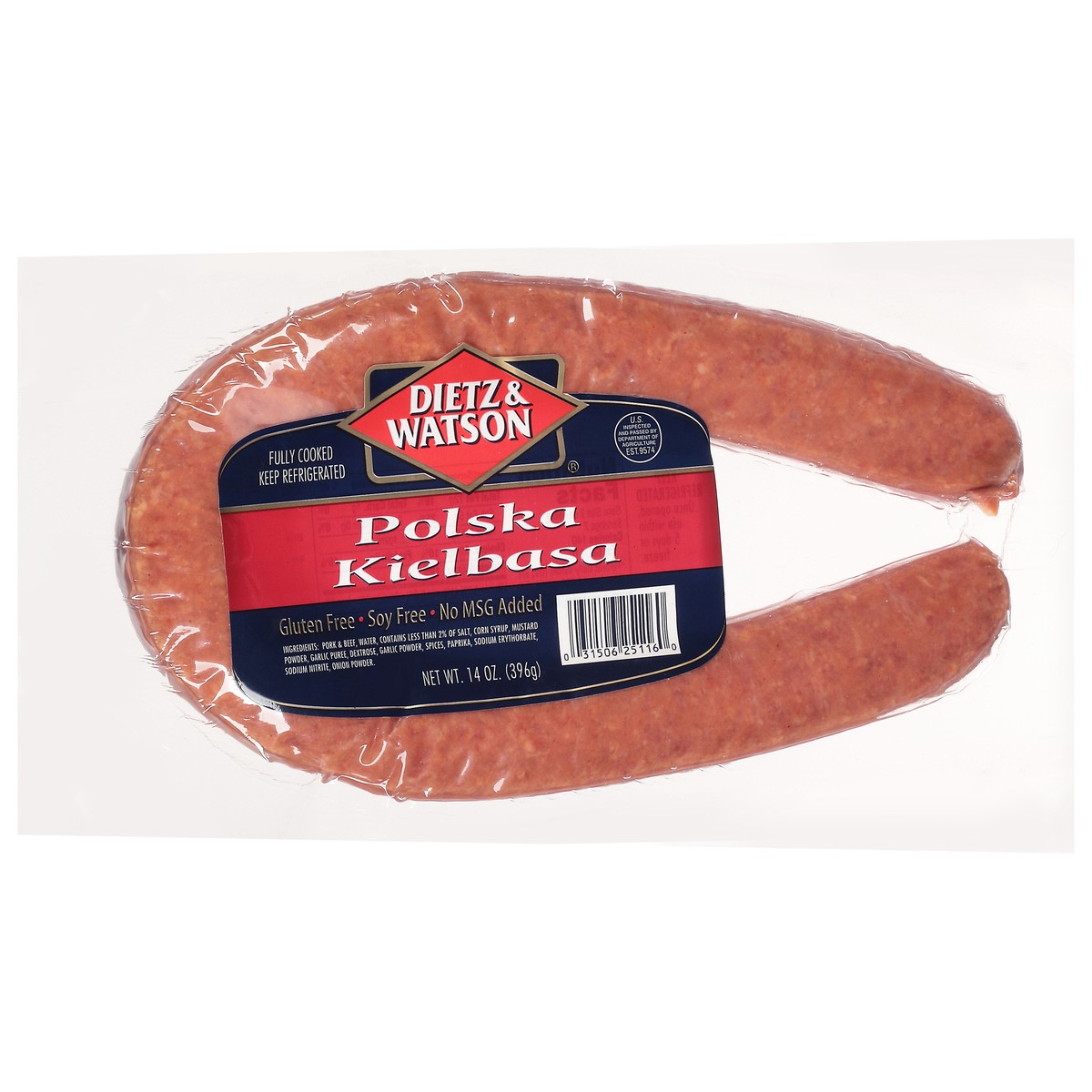 slide 3 of 9, Dietz & Watson Polska Kielbasa 14 oz, 14 oz