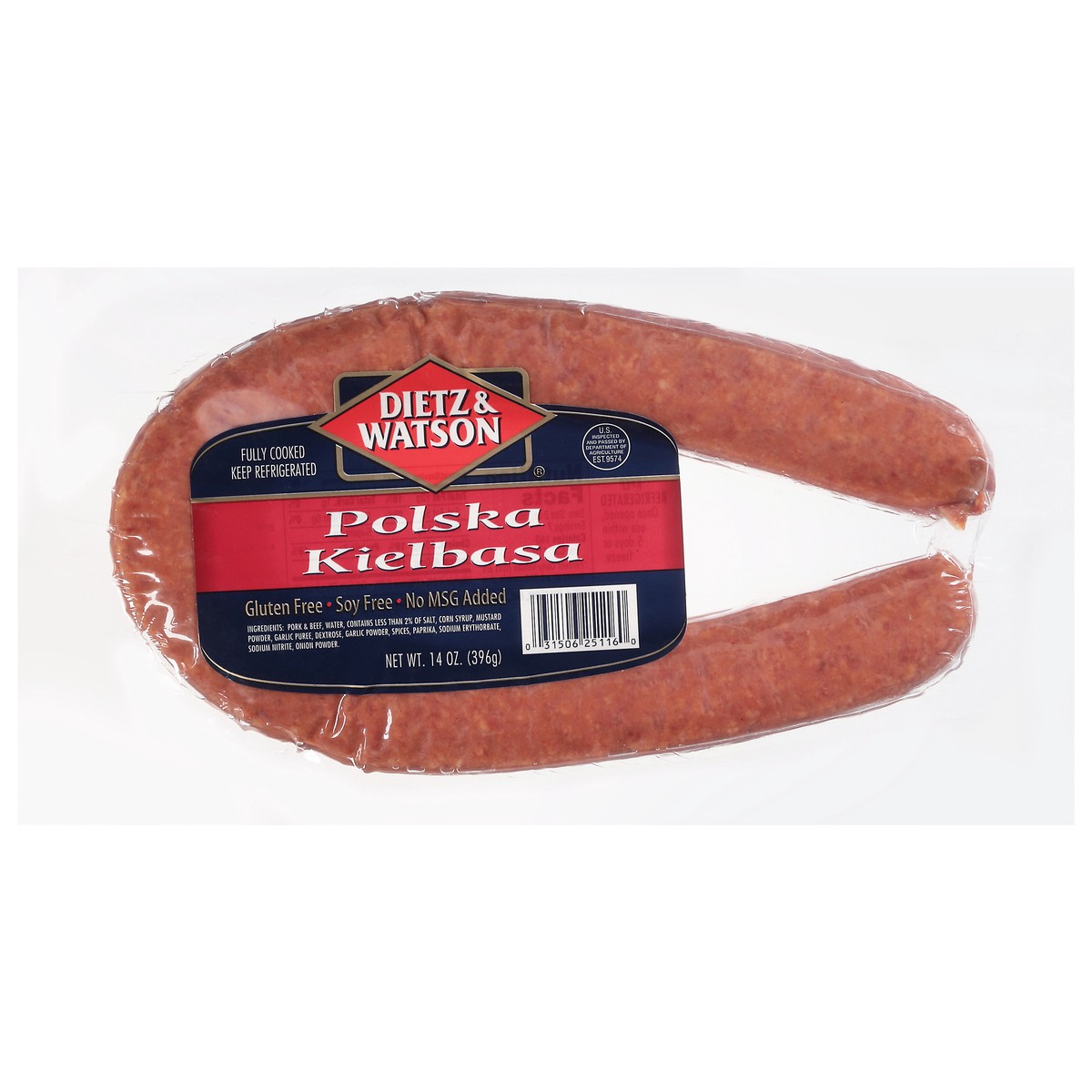 slide 1 of 9, Dietz & Watson Polska Kielbasa 14 oz, 14 oz