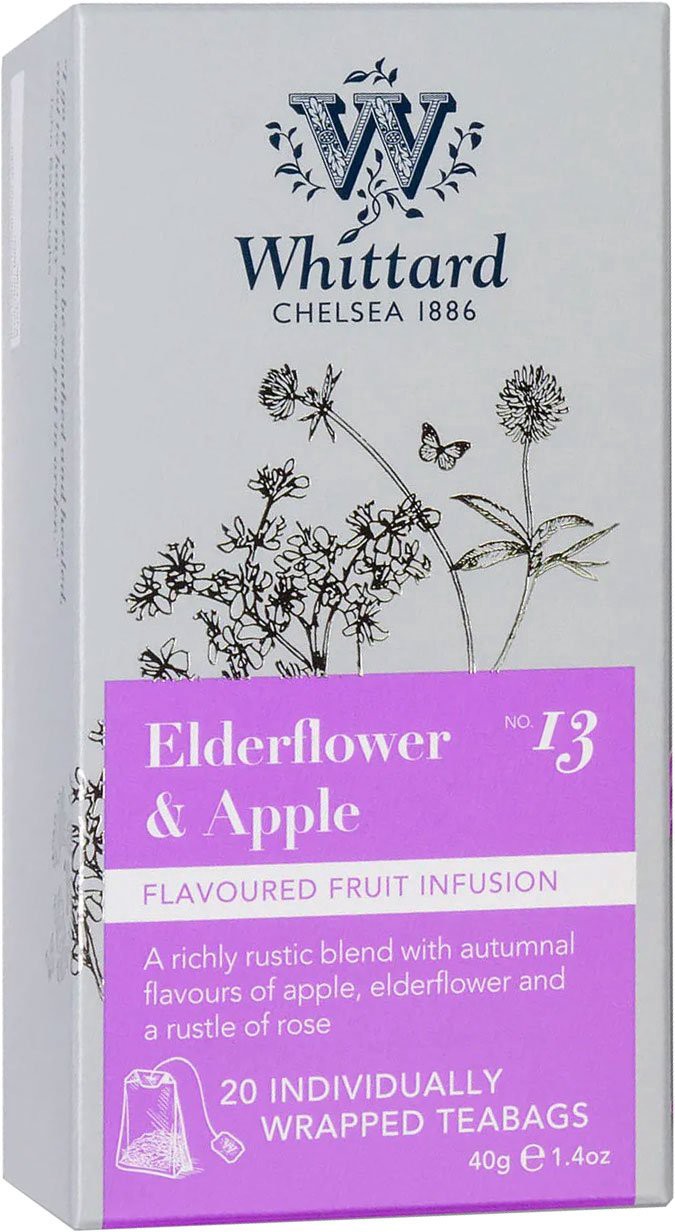 slide 1 of 1, Whittard Elderflower & Apple Teabags, 20 ct