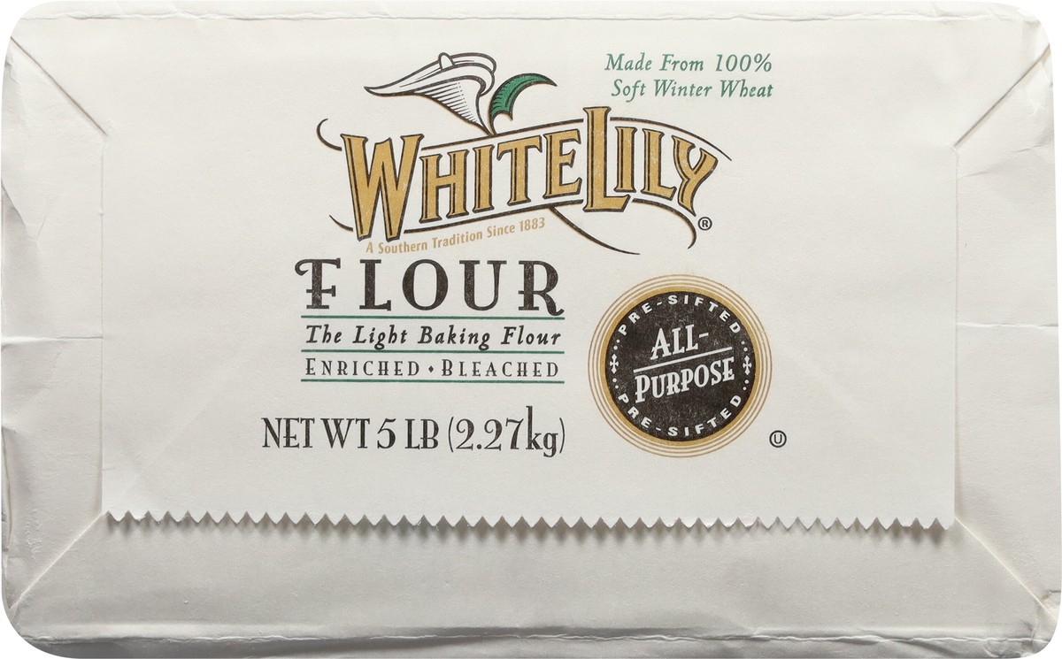 slide 7 of 13, White Lily Enriched Bleached All-Purpose Flour 5 lb, 5 lb