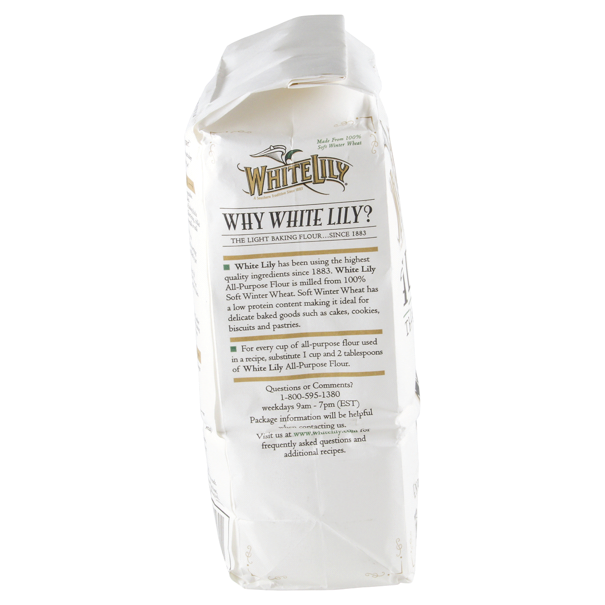 slide 3 of 4, White Lily All Purpose Pre-Sifted Enriched Bleached Flour, 5 lb