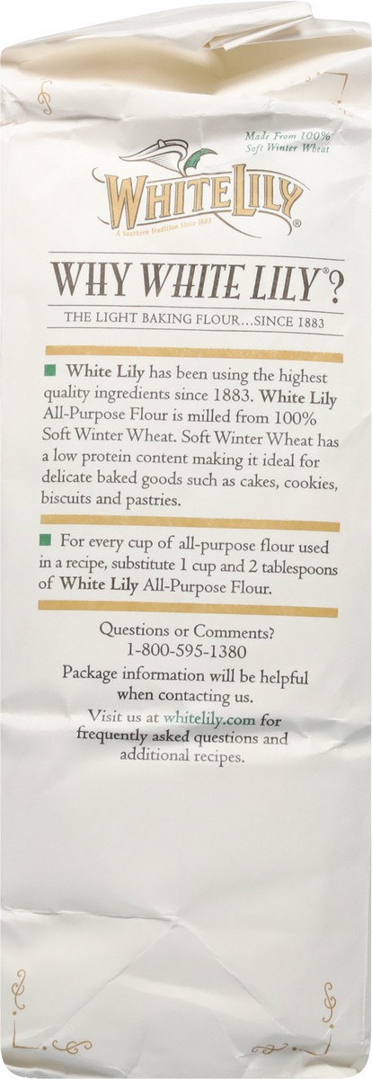 slide 8 of 13, White Lily Enriched Bleached All-Purpose Flour 5 lb, 5 lb