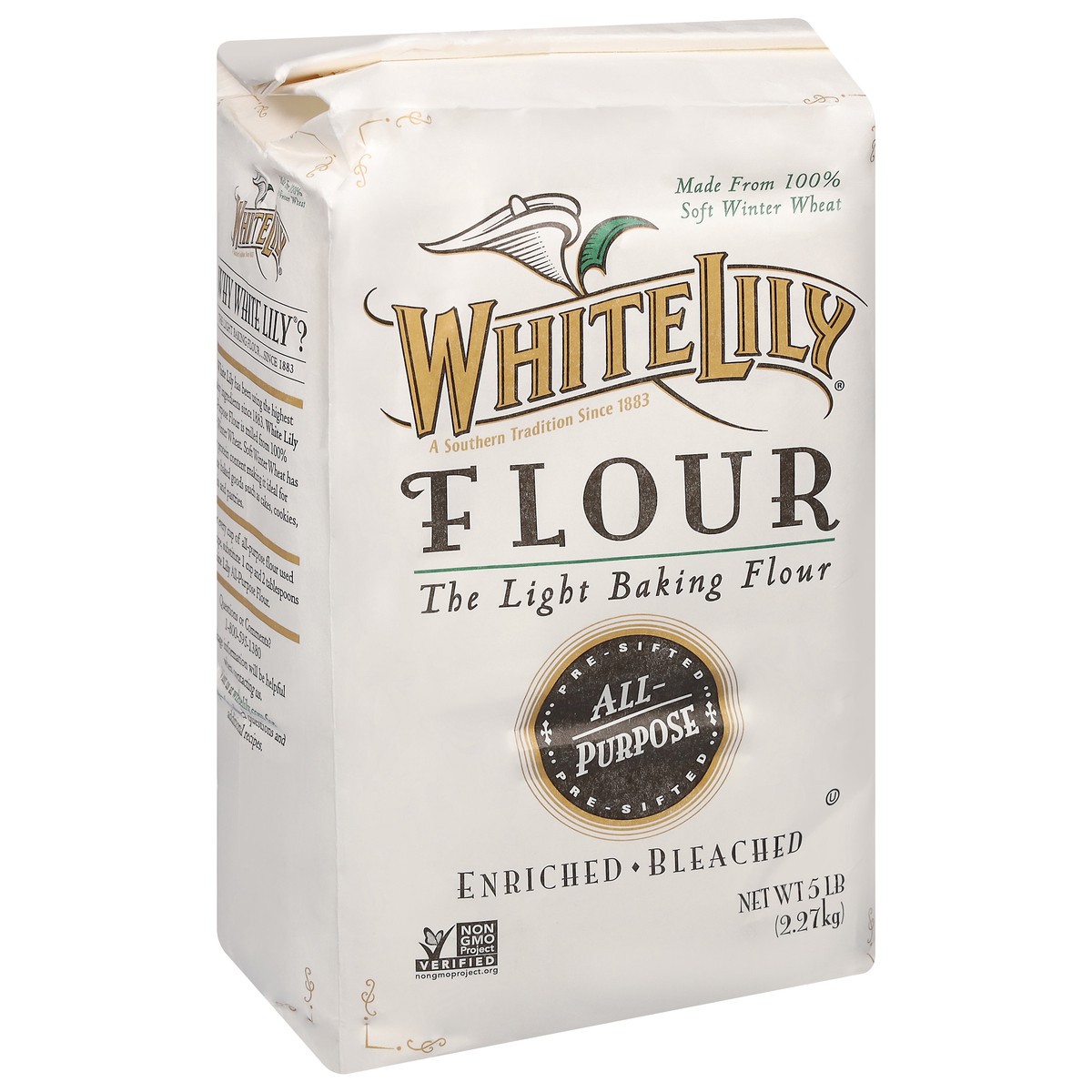 slide 5 of 13, White Lily Enriched Bleached All-Purpose Flour 5 lb, 5 lb