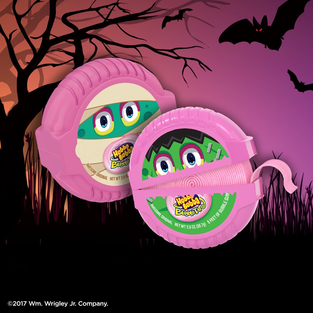 slide 2 of 4, Hubba Bubba Halloween Bubblebee Tabe Roll, 2 ounce, 2 oz