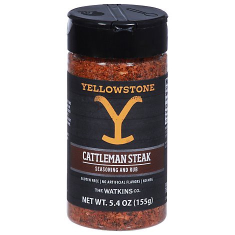 slide 1 of 1, Yellowstone Seasoning Cattleman Steak Rub - 5.4 OZ, 5.4 oz