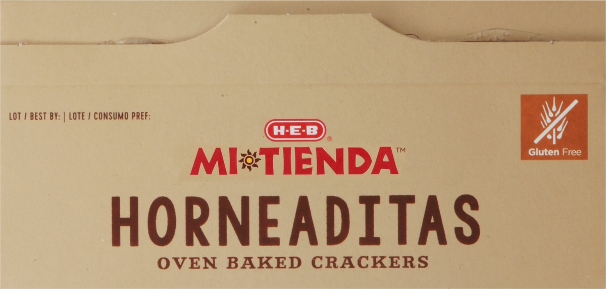 slide 2 of 14, H-E-B Mi Tienda Horneaditas Oven Baked Corn Crackers, 8 ct