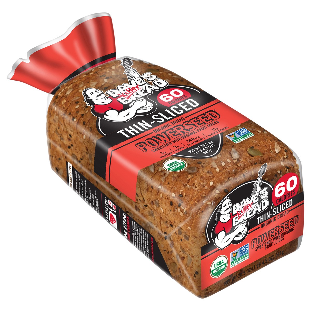 slide 2 of 8, Dave's Killer Bread Bread, 20.5 oz