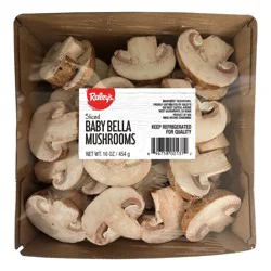 Raley`s Sliced Baby Bella Mushrooms 16 Oz
