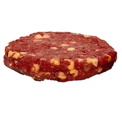 Ground Beef Gourmet Hamburger Patties Cheddar & Bacon 1 Count 5 Oz - Each