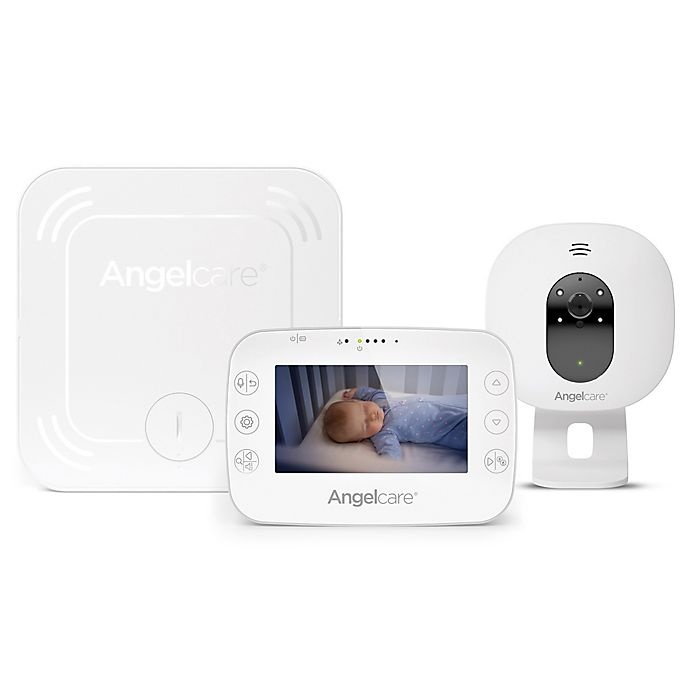 slide 1 of 14, Angelcare AC327 Baby Breathing Monitor with Video, 4.3 in