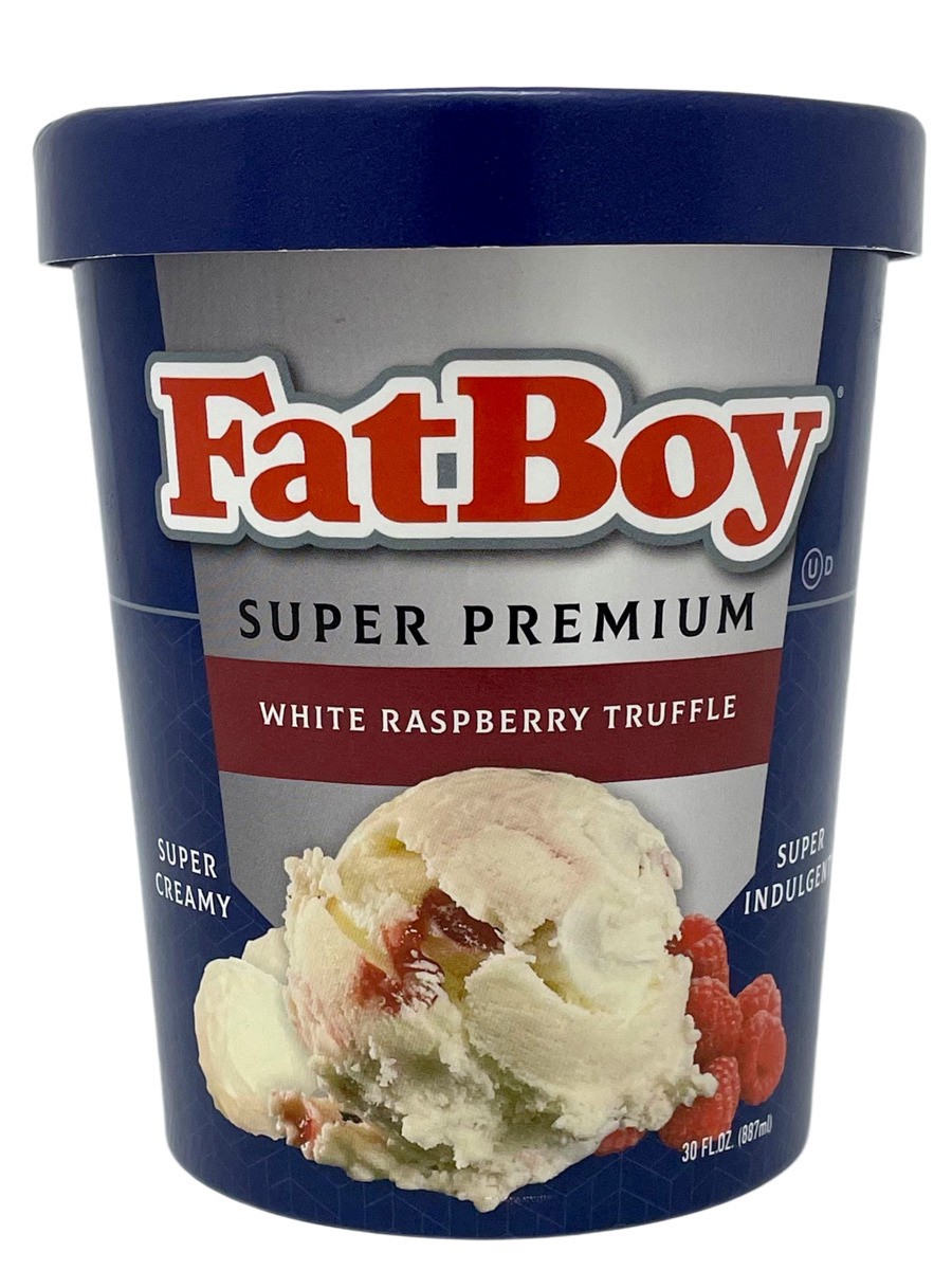 slide 1 of 5, Fat Boy Raspberry Ice Cream 30 Oz, 30 oz