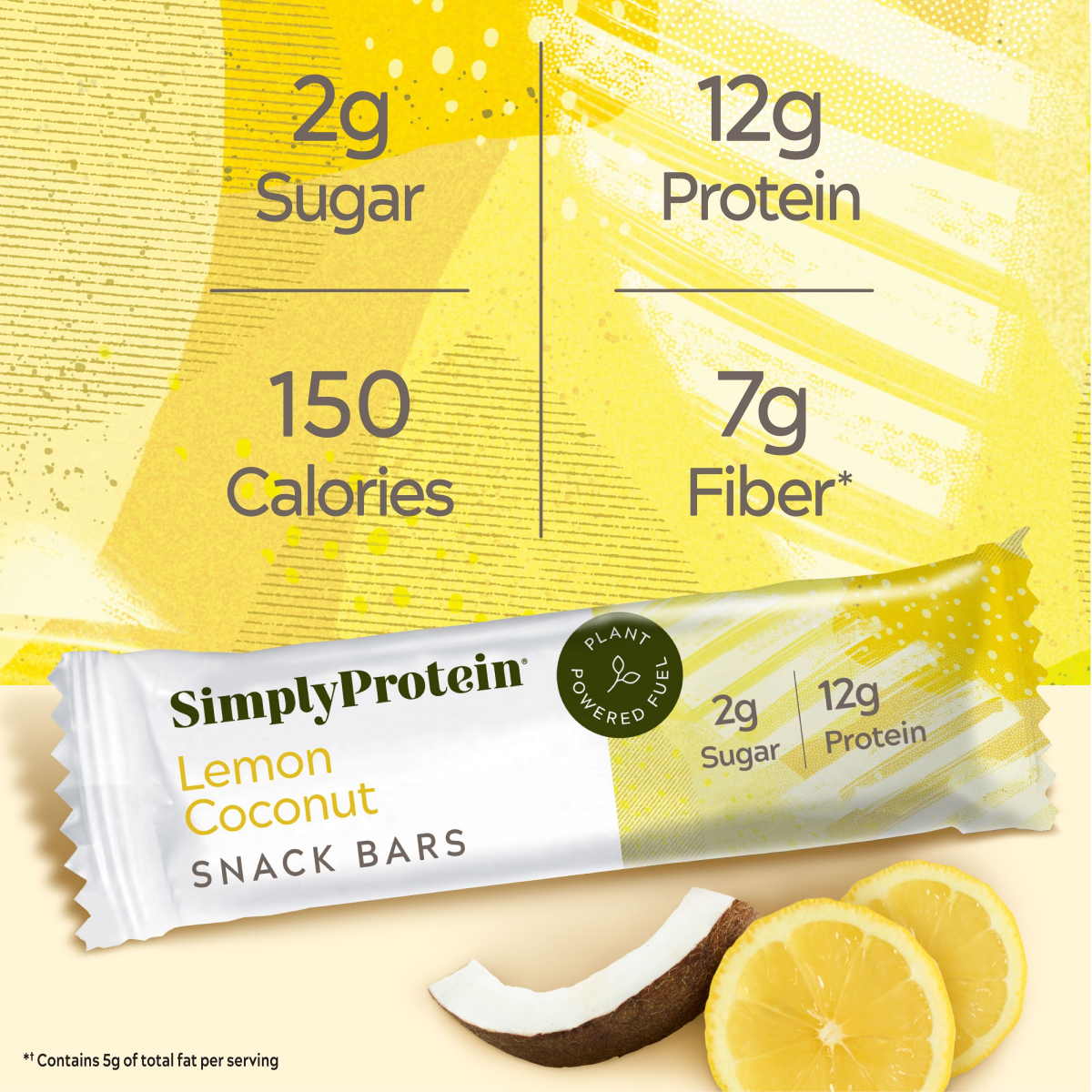 slide 16 of 25, Simply Protein Lemon Coconut Crispy Snack Bars, 4 Pack, 4 ct