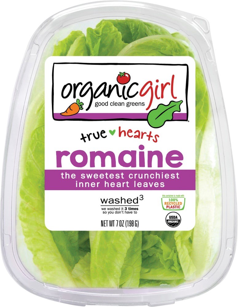 slide 1 of 1, Organic Girl organicgirl Organic Girl Romaine Heart Leaves, 7 oz