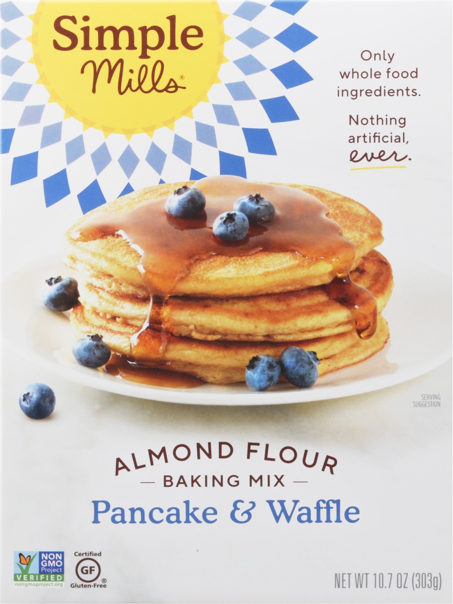 slide 8 of 14, Simple Mills Almond Flour Original Pancake & Waffle 10.7 oz, 10.7 oz