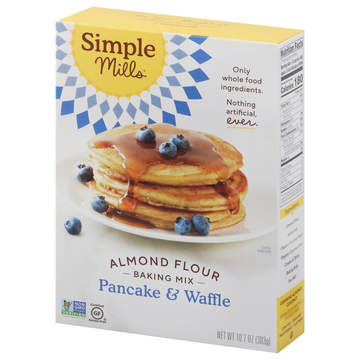 slide 12 of 14, Simple Mills Almond Flour Original Pancake & Waffle 10.7 oz, 10.7 oz