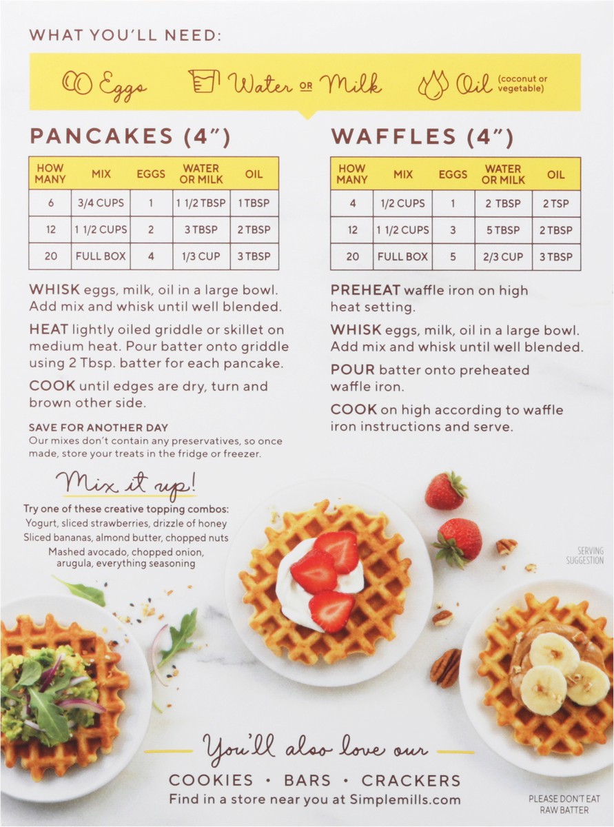 slide 7 of 14, Simple Mills Almond Flour Original Pancake & Waffle 10.7 oz, 10.7 oz