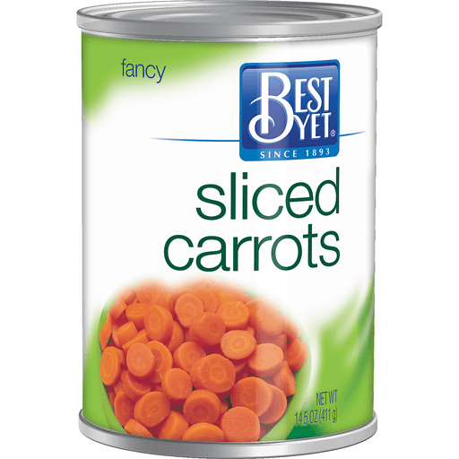 slide 1 of 1, Best Yet Sliced Carrots, 14.5 oz