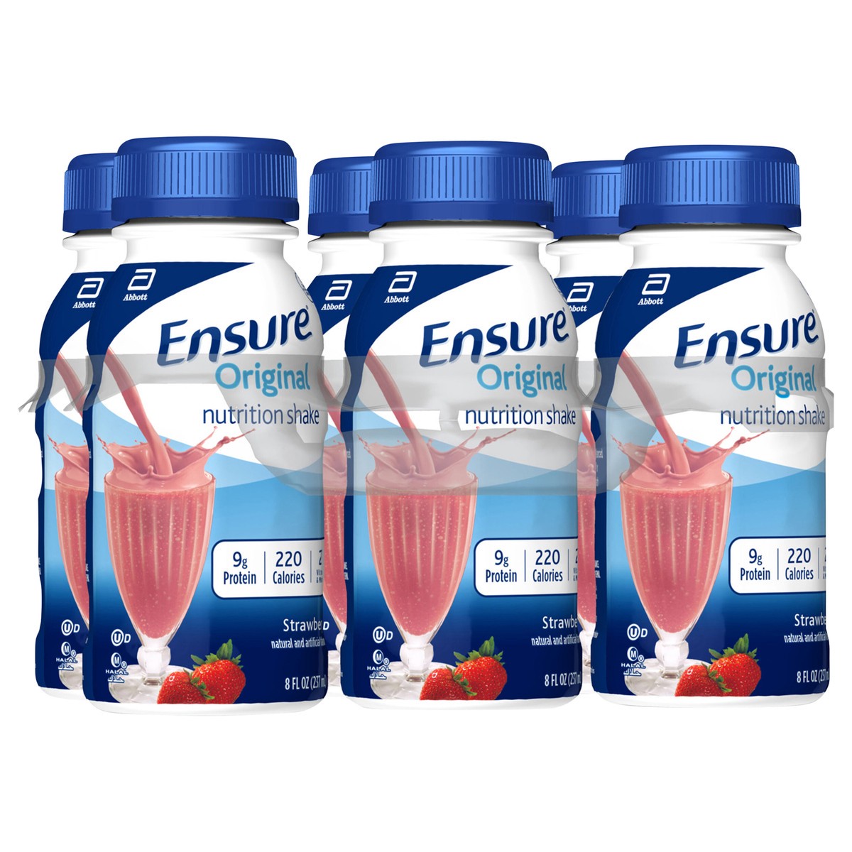 slide 4 of 4, Ensure Original Nutrition Shake Strawberry Ready-to-Drink - 6 ct; 8 fl oz, 6 ct; 8 fl oz