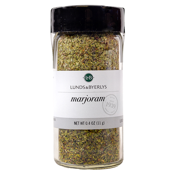 slide 1 of 1, L&B Marjoram, 0.4 oz