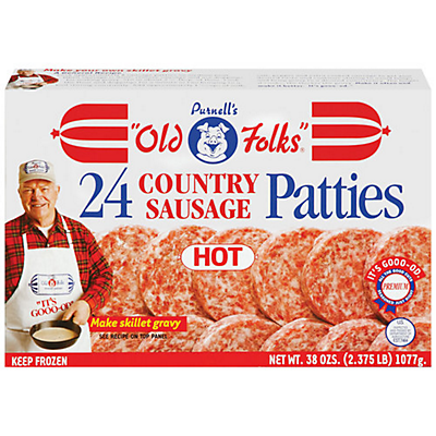 slide 1 of 1, Putnell's Country Best Pork Sausage Patties, 28 oz