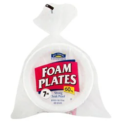 Hill Country Fare 7 Inch Foam Polypropylene Plates
