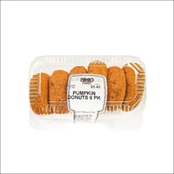 Pumpkin Donuts 6 Pk