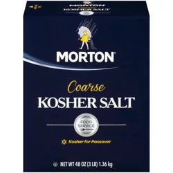 Morton Coarse Kosher Salt - 48 oz