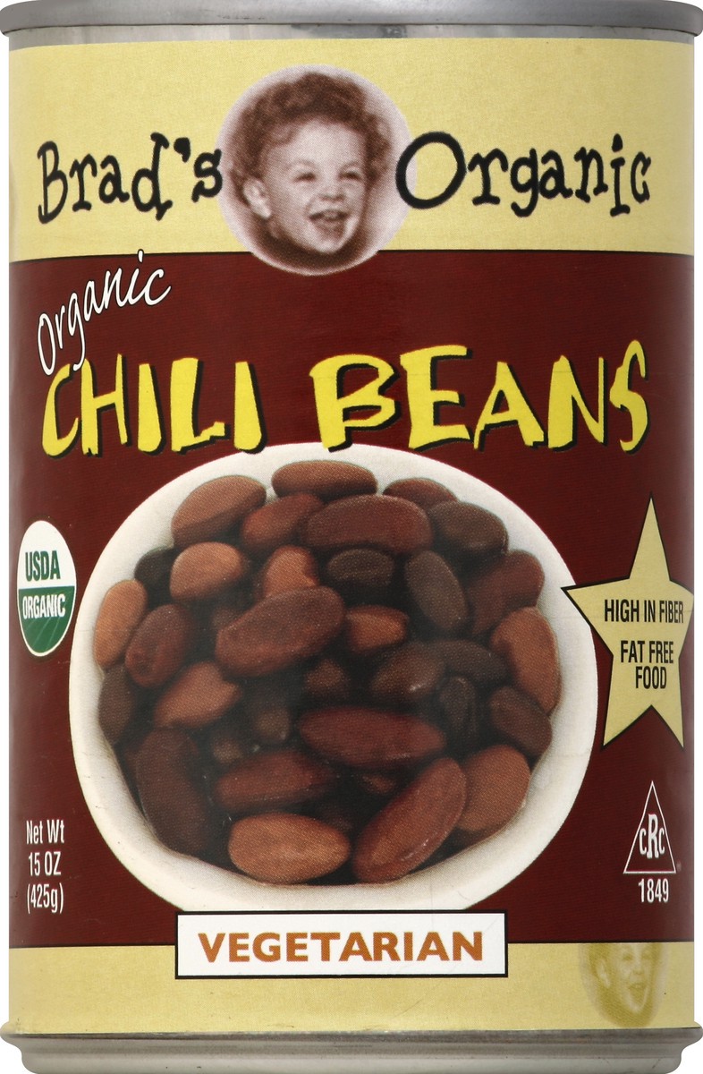 slide 2 of 2, Brad's Organic Chili Beans 15 oz, 15 oz