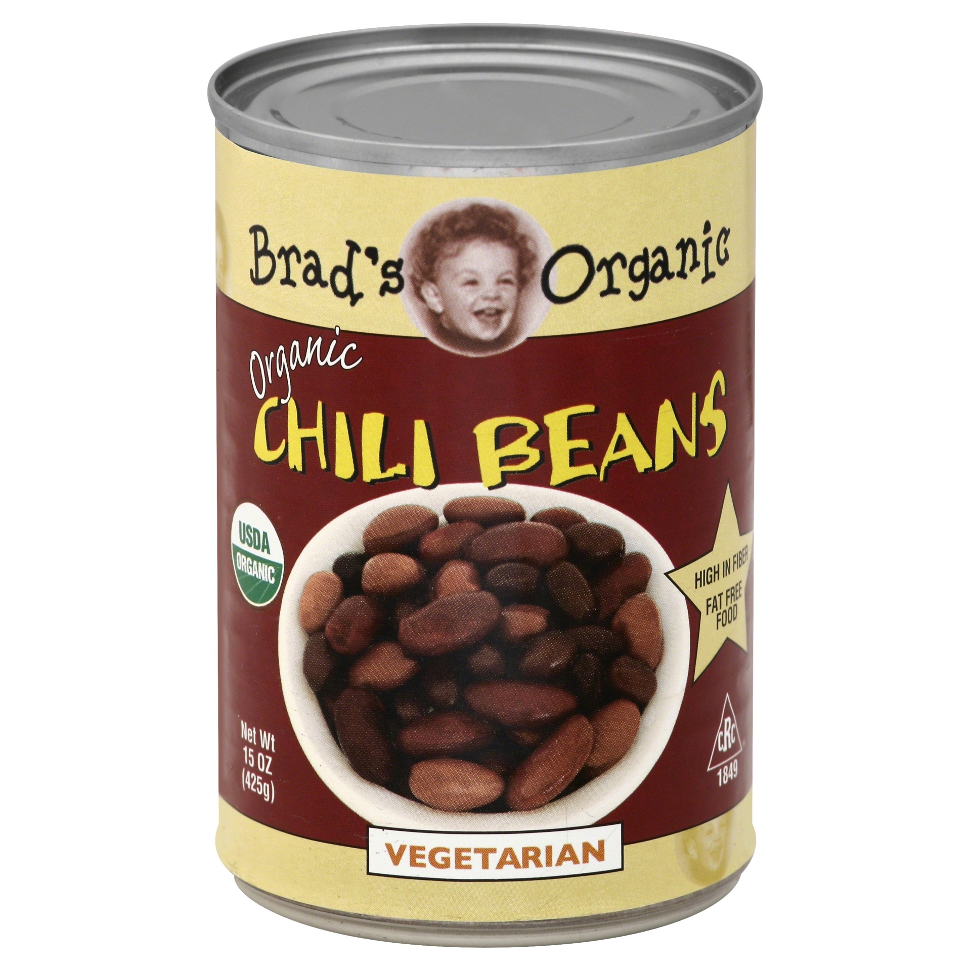 slide 1 of 2, Brad's Organic Chili Beans 15 oz, 15 oz