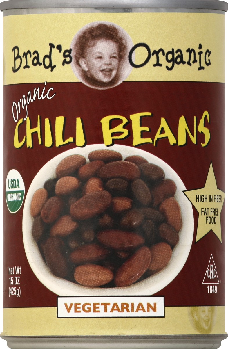 slide 1 of 2, Brad's Organic Chili Beans 15 oz, 15 oz